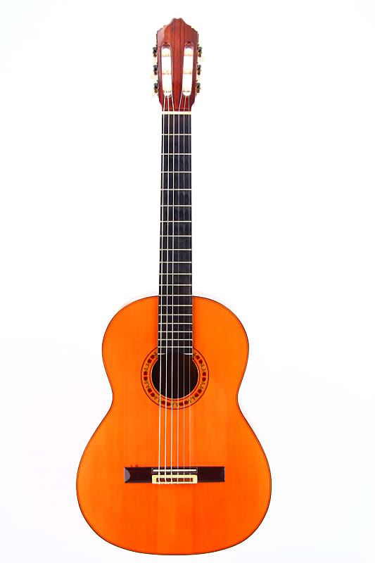 Juan Estruch Flamenco guitar yellow label 1976 - see video! image 1