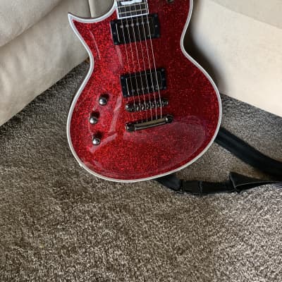 ESP E-II Eclipse - Red Sparkle - Left Handed - 2019 Model image 2