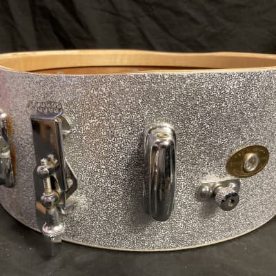 Slingerland - 14x5.5" Hollywood Ace Model Snare Drum, Refinished 1955-1959 - Sparkling Silver Pearl image 17