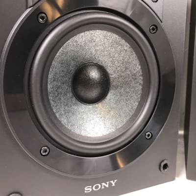 Sony SS-CS5 3 Way 3 Driver Bookshelf Speakers Speaker Pair Black image 3