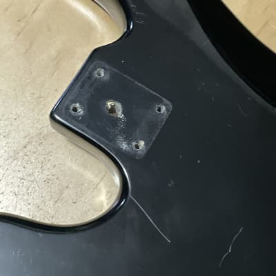 1980's Overseas Kramer 4 String Electric Bass Guitar Semi Loaded Body image 11