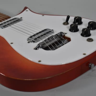1965 Rickenbacker 450 Fireglo Finish Electric Guitar w/OHSC image 4
