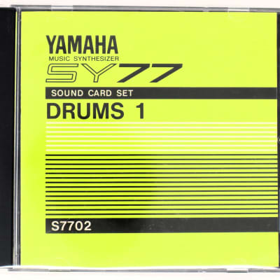 Yamaha SY77 TG77 Drums 1 Sound Card Set Rom For Yamaha SY77 and Yamaha TG77 1990