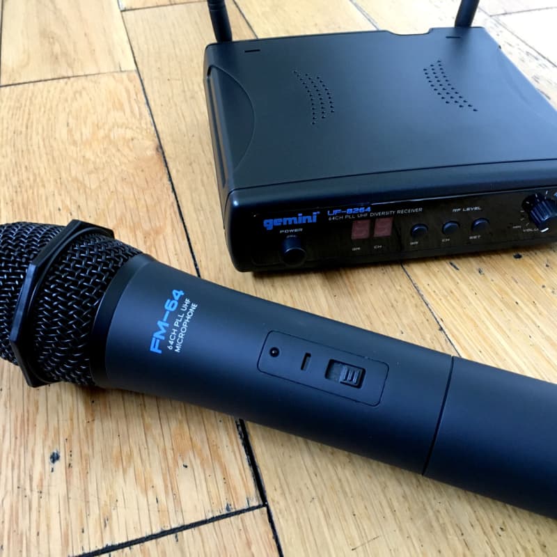 PylePro PDWM94 Wired Wireless Adapter Mic Microphone Pyle Pro