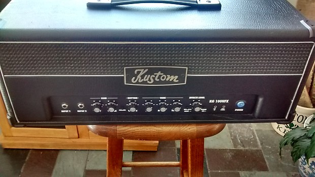 Kustom kg100hfx 100w shop guitar amp head