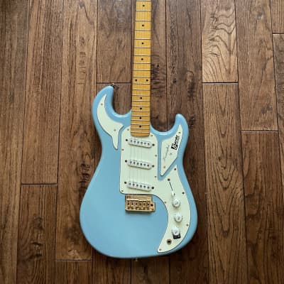 Burns of London Club Series Marquee Reissue Electric Guitar Blue strat image 2