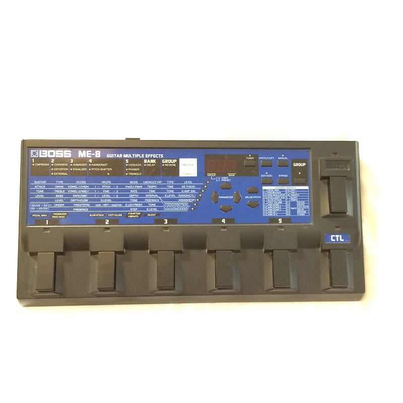 Boss ME-8 Guitar Multiple Effects Pedal | Reverb
