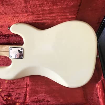 Fender Precision Bass Lefty 1975 Yellow/White image 5