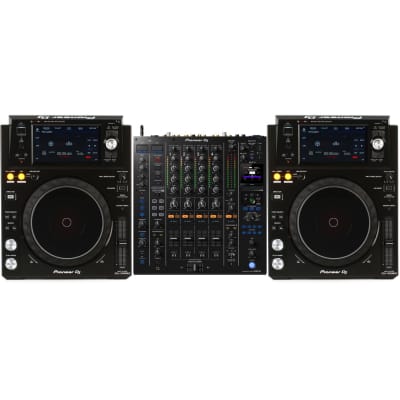 Pioneer DJ DJM-A9 4-channel DJ Mixer and Technics SL-1200MK7 Case Bundle |  Reverb