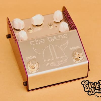 ThorpyFX The Dane Peter Honore Signature Overdrive / Boost 2010s - Silver / Purple Bild 1