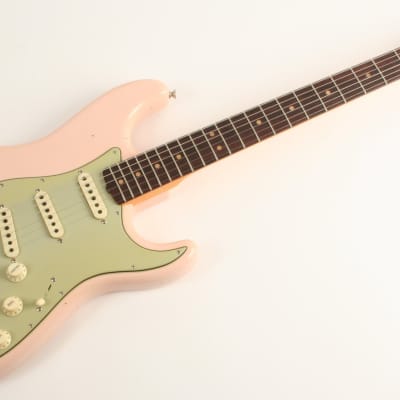 Fender Custom Shop Limited 1964 Stratocaster Journeyman Relic Super Faded Aged Shell Pink CZ567759 image 2