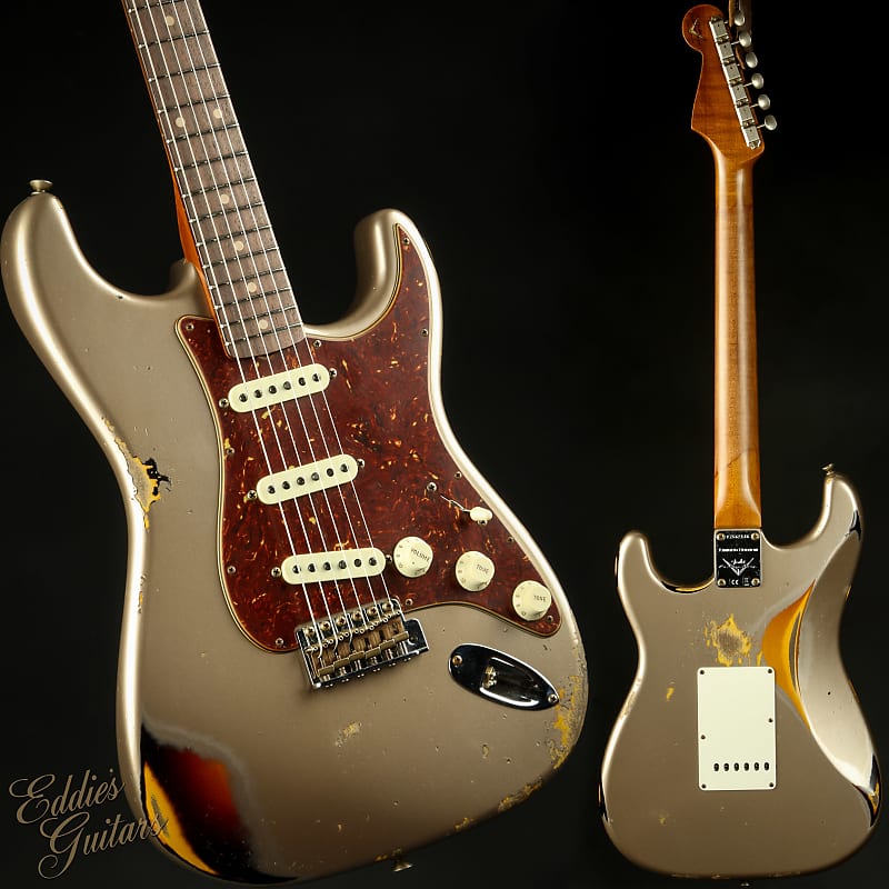 Fender Custom Shop LTD Roasted 1961 Stratocaster Super Heavy Relic - Aged  3-Color Sunburst - Eddie's Guitars