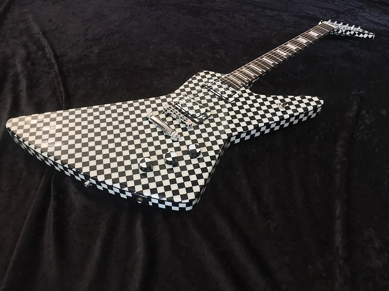 Black Diamond XPro Checkerboard Guitar the RICKI Custom Hand built (Preorder PreBuild)  w/cs image 1