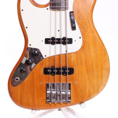 1975 Fender Jazz Bass Lefty Natural image 2