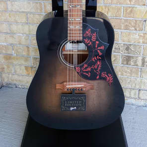 Gibson Eric Church Hummingbird 2016 Dark Black Burst Reverb