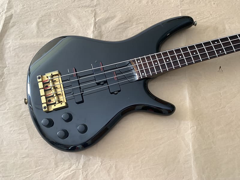 Ibanez SR800LE Soundgear 1990 Black MIJ japan Fujigen active bass guitar VGC