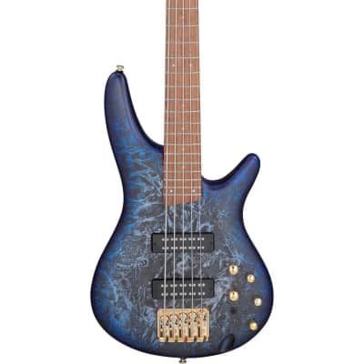 Ibanez SR305EDXCZM SR Standard 5 String Electric Bass - Cosmic Blue Frozen Matte image 4