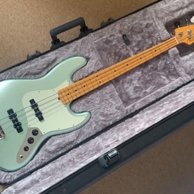 Fender American Professional II Jazz Bass Mystic Surf Green 2021 (75th Anniversary) for sale