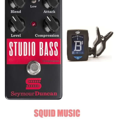 Seymour Duncan Studio Bass Compressor Sustainer - Free Dunlop Guitar Tuner for sale