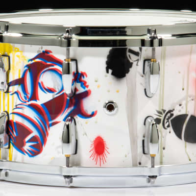 Pearl Masterworks 8x14 Snare (Hand-painted by John Douglas) image 3