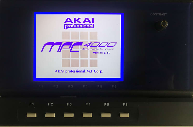 Akai MPC4000 LCD Blue on White display Plug & Play Easy Replacement - Worldwide image 1