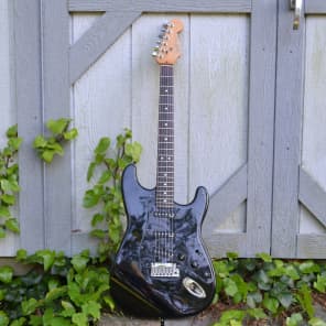 1999 Fender American Standard Stratocaster All Black image 7