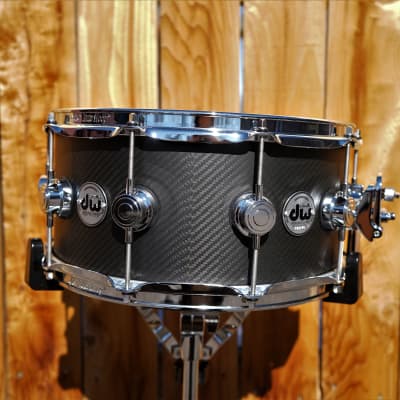 DW USA Collectors Series 1.5mm Pure Carbon Fiber Shell Snare Drum | 6.5" x 14" image 1