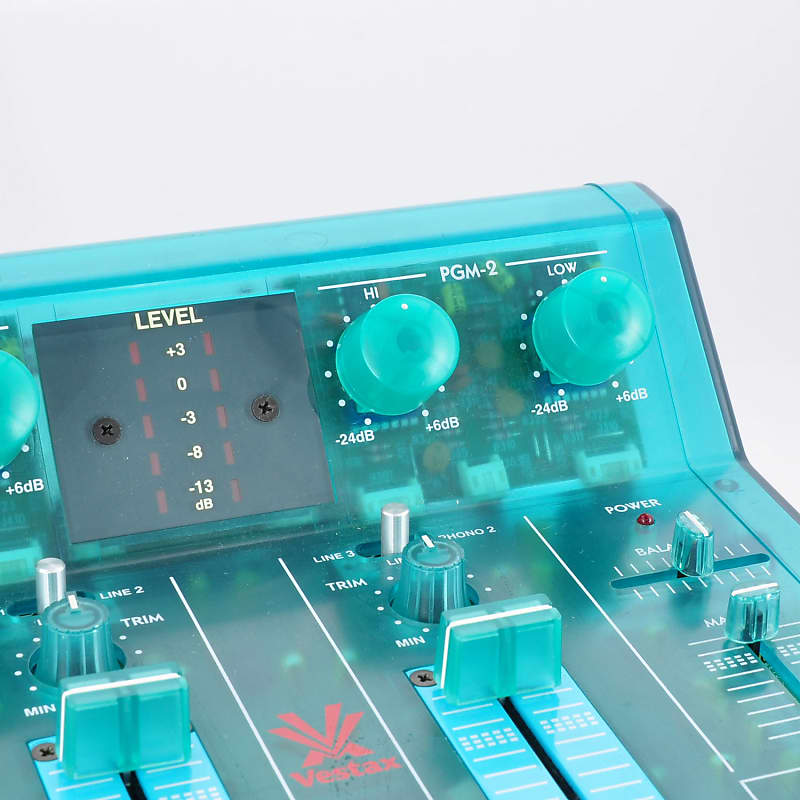 Vestax PMC-005A MKⅡ Blue Translucent Rare DJ Mixer | Reverb Canada