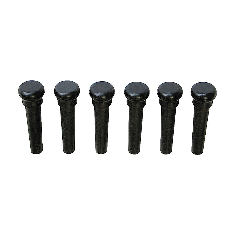 Graph Tech Tusq Ivory Acoustic Guitar Bridge Pins Black No Reverb