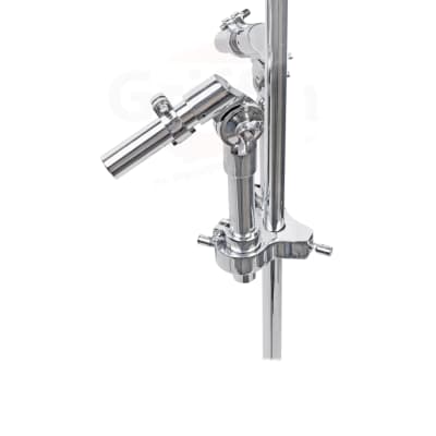 Double Tom Drum Stand - GRIFFIN Cymbal Holder Mount Arm Duel Percussion Hardware image 10