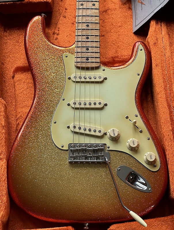 Fender Stratocaster Jason Smith Masterbuilt Sparkle NOS | Reverb