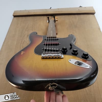 Fender Stratocaster Vintage 1973 Sunburst Modified w/ Original Hardshell Case image 7