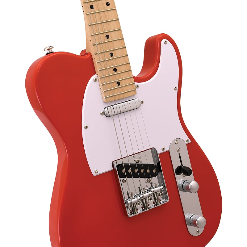 CNZ Audio TL Mini Electric Guitar - Maple Neck, Artificial