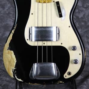 Fender Custom Shop 1957 Precision Bass Heavy Relic - Black image 1
