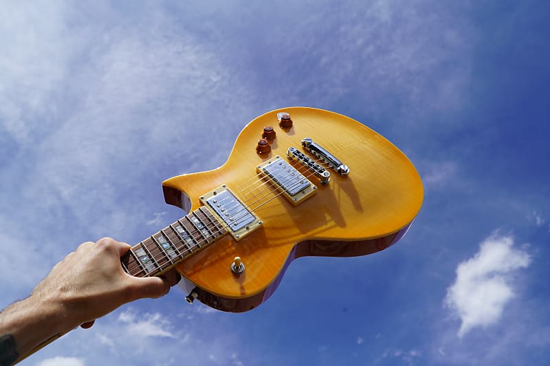 ESP LTD SIGNATURE SERIES Alex Skolnick AS-1 Lemon Burst  6-String Electric Guitar w/ Case (2022) image 1
