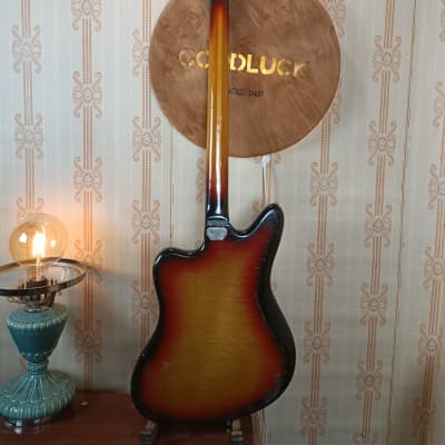 Musima De Luxe 25v Vintage Bass Guitar Jazz Master Jaguar Rare Ddr Gdr Ussr image 3