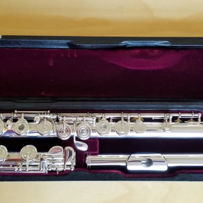 Yamaha Flute YFL-674 2002 - Silver - B Foot Joint ~ Open-hole ~ Offset-G ~ Made in Japan image 7
