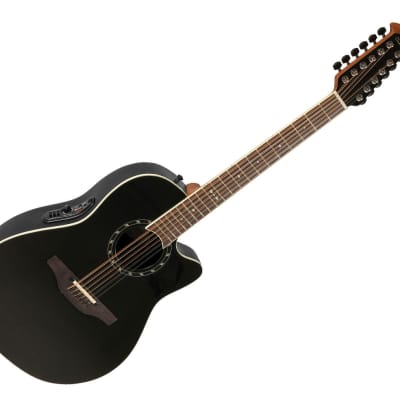 Ovation Pro Series Standard Balladeer 2751AX-5 12-String A/E Guitar - Black image 1
