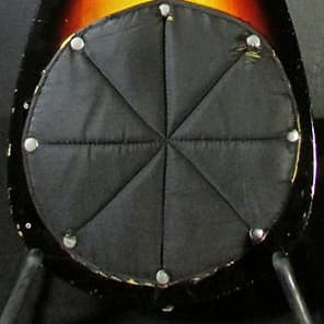 1960's Vox V-222 MKVI Teardrop Vintage Electric Guitar in Sunburst image 3