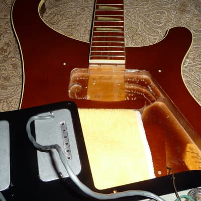 Vintage 1974 Rickenbacker 481 Guitar, Heavy Birdseye Maple, Beautiful RARE Walnut Brown Gloss Finish image 10