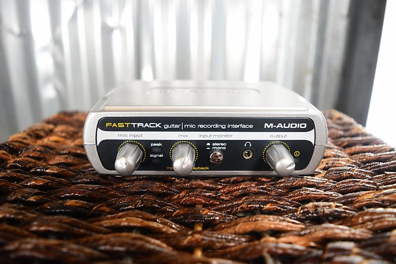 MAudio Fast Track Guitar/Mic Recording Interface Reverb