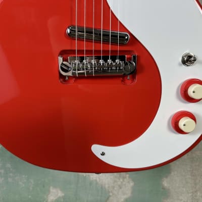 Mint Danelectro '59 NOS+ Electric Guitar - Red image 3