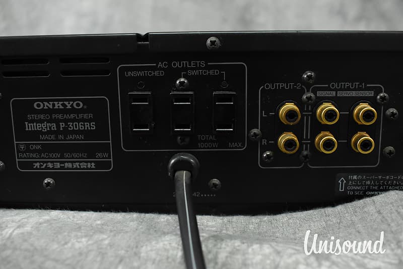 Onkyo Integra P-306RS Stereo Preamplifier in Very Good Condition