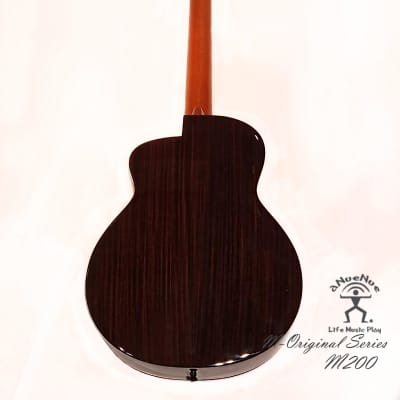 aNueNue M200 all Solid Moon Spruce & Indian Rosewood 36' Travel size Guitar acoustic image 2