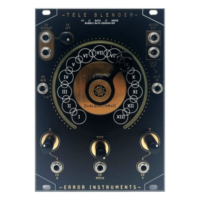 Error Instruments Spanky V2 2022 - Gold drum eurorack noise module black |  Reverb UK