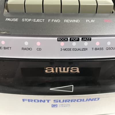 Vintage Classic Aiwa Compact Disc Stereo Radio Cassette Recorder CSD-ED87 image 6