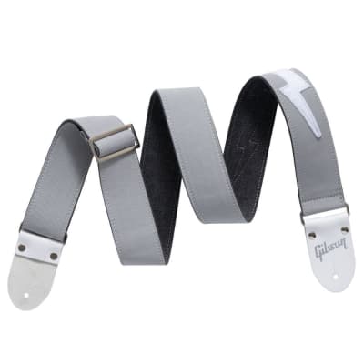 Gibson The Vintage Bolt Guitar Strap - Gray for sale