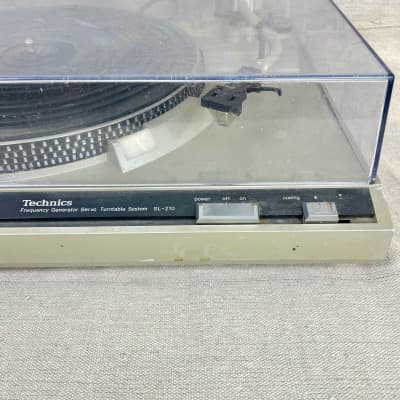 Technics SL-210 1988 Turntable Record Player Vinyl Project Needs Repair image 3