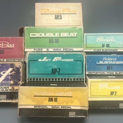 Early Roland Big Boxes pedals - Mid 70's