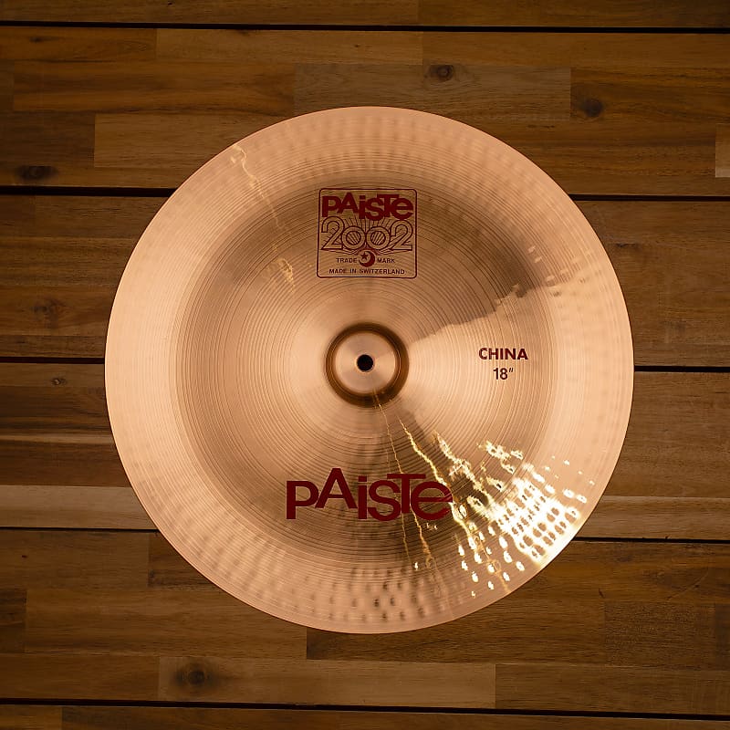 PAISTE 18 2002 CHINA TYPE CYMBAL Reverb